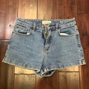 Size 26 Pacsun blue Mom shorts